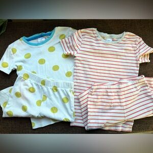 Mini Boden Size 6 + 7 Bundle - Short Sleeve Pajama Sets